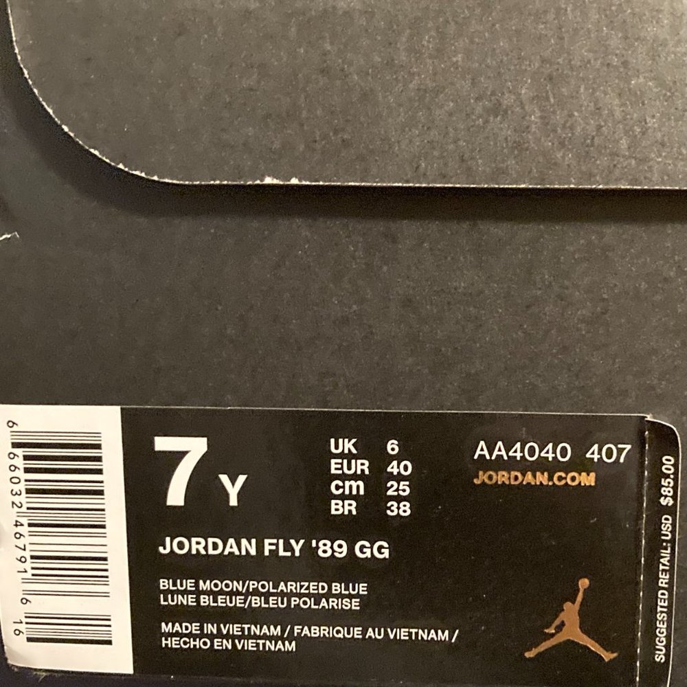 Jordan Fly 89 GG Shoes Kids Size 7Y/Women's 8.5 - Picture 9 of 13